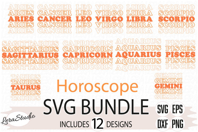 Horoscope Svg SVG Lerastudio 