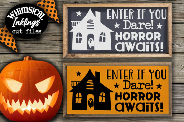Horror Awaits-Halloween SVG SVG Whimsical Inklings 