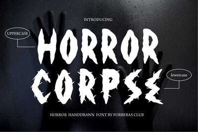 Horror Corpse Font Forberas 