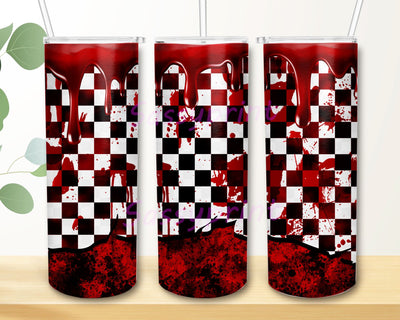 Horror Digital Download 20oz Skinny Tumbler Blood Splatter Designs, Horror Movie Design Tumbler Design Sublimation sassyprint 