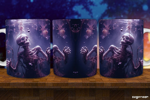 Horror Halloween Mug Wrap Bundle | 11 Oz | Sublimation Sublimation SvgOcean 