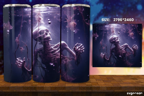 Horror Halloween Tumbler Wrap Bundle | 20 Oz | Sublimation Sublimation SvgOcean 