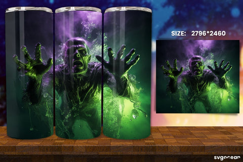 Horror Halloween Tumbler Wrap Bundle | 20 Oz | Sublimation Sublimation SvgOcean 