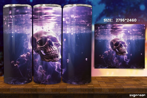 Horror Halloween Tumbler Wrap Bundle | 20 Oz | Sublimation Sublimation SvgOcean 
