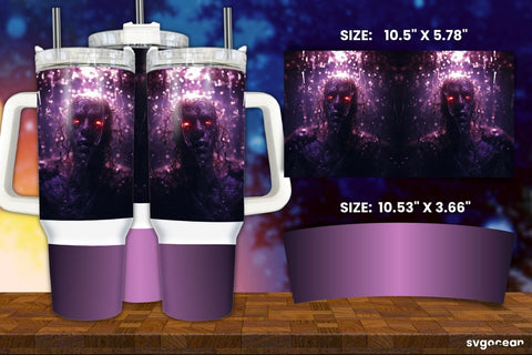 Horror Halloween Tumbler Wrap Bundle | 40 Oz | Sublimation Sublimation SvgOcean 