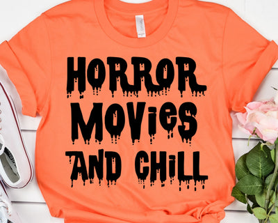 Horror Movies and Chill Halloween SVG SVG She Shed Craft Store 