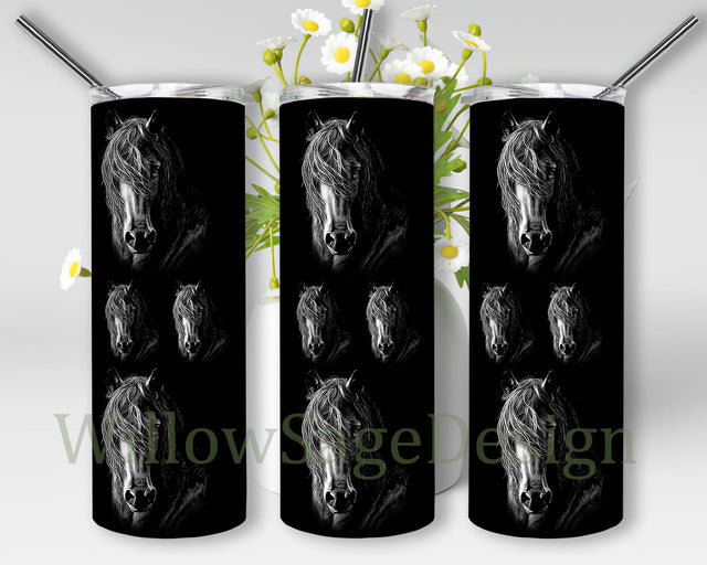 Horse 20oz Tumbler Wrap, Horse Tumbler Png, Horses Love Png, Horse Sublimation Dedign, Digital Download Sublimation WillowSageDesign 