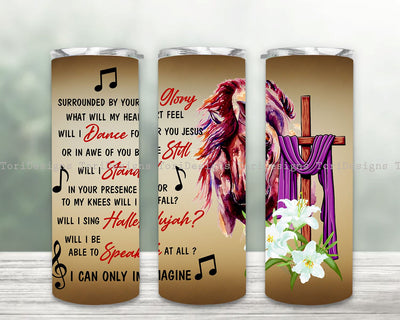 Horse And Faith 20oz Skinny Tumbler PNG File, Horse Tumbler PNG Sublimation ToriDesigns 