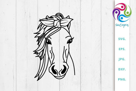Horse Bandana Svg, Horse File Svg SVG Sintegra 