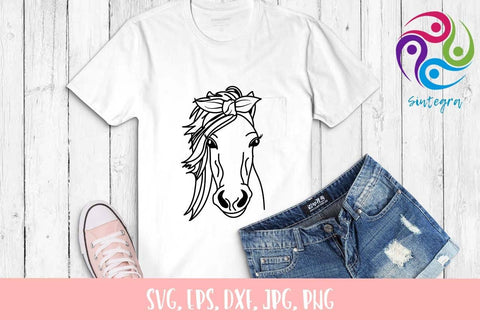 Horse Bandana Svg, Horse File Svg SVG Sintegra 