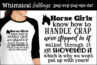 Horse Crap SVG SVG Whimsical Inklings 