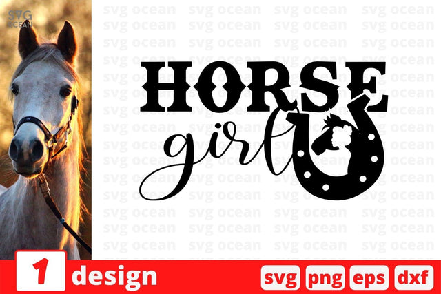 Horse girl SVG Cut File SVG SvgOcean 