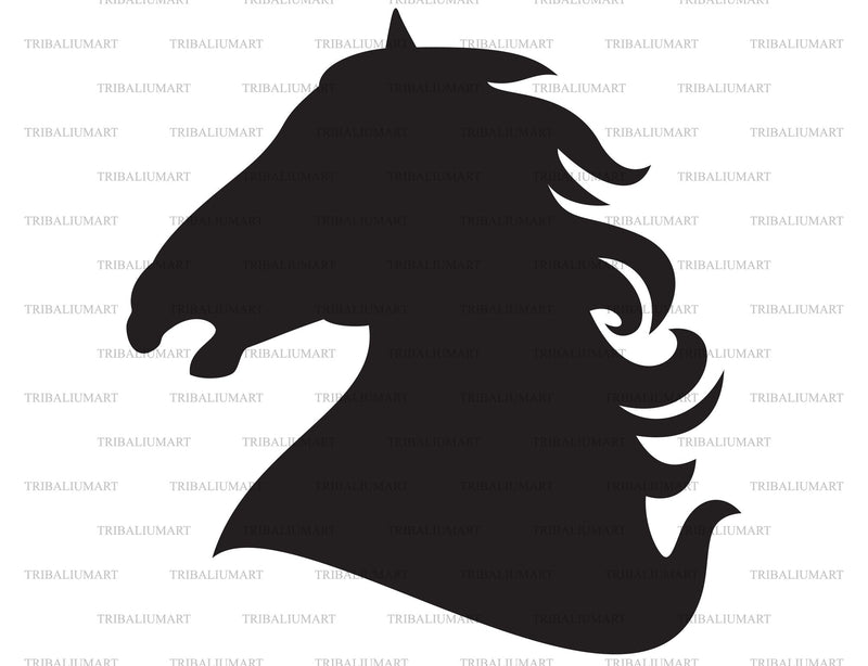Horse head SVG TribaliumArtSF 