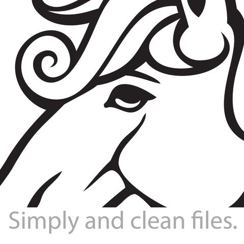 Horse head SVG TribaliumArtSF 