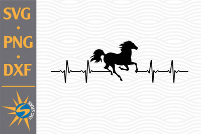 Horse Hearbeat SVG, PNG, DXF Digital Files Include SVG SVGStoreShop 