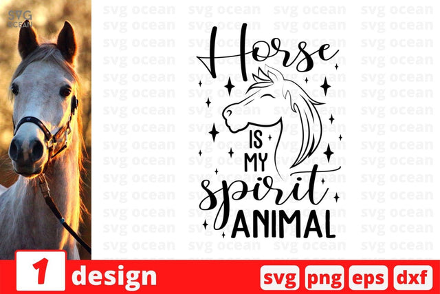 Horse is my spirit animal SVG Cut File SVG SvgOcean 