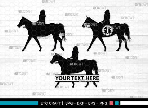 Horse Jumping Monogram, Horse Jumping Silhouette, Horse Jumping SVG, Horse Svg, Running Horse Svg, Equestrian Sports Svg, SB00280 SVG ETC Craft 