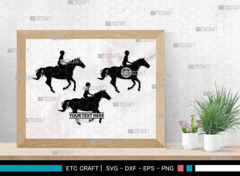 Horse Jumping Monogram, Horse Jumping Silhouette, Horse Jumping SVG, Horse Svg, Running Horse Svg, Equestrian Sports Svg, SB00280 SVG ETC Craft 