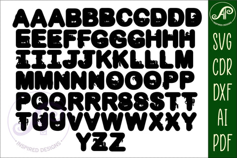 Horse letters alphabet set. 93 layered letters. SVG APInspireddesigns 