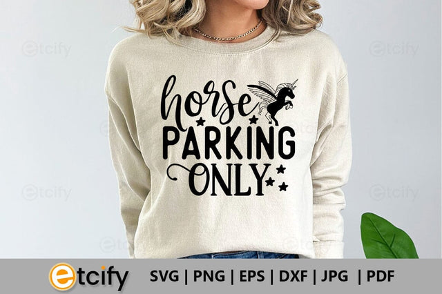 Horse parking only SVG SVG etcify 