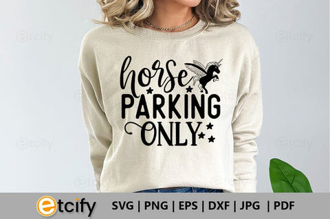 Horse parking only SVG SVG etcify 