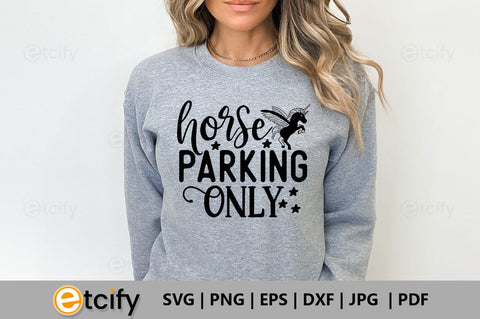 Horse parking only SVG SVG etcify 
