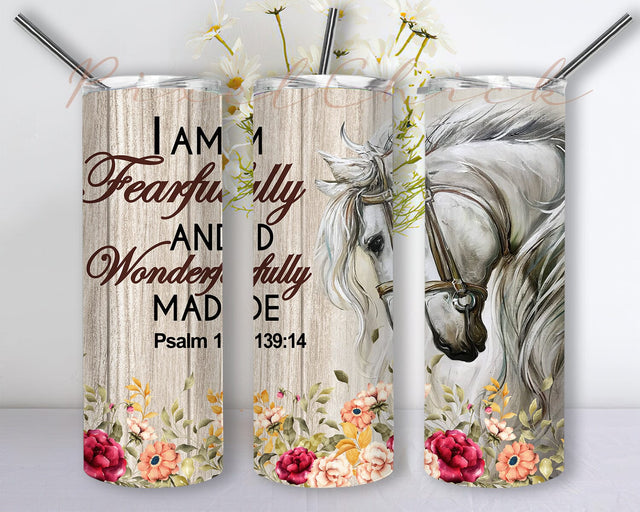 Horse Png, 20oz Skinny Tumbler Png, Bible Quote Horse Tumbler Png, Desert Png, 20oz Skinny Tumbler Sublimation Designs, Country Tumbler Sublimation PixelChick 