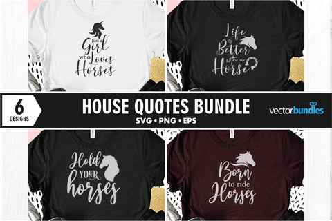 Horse quote bundle svg SVG vectorbundles 