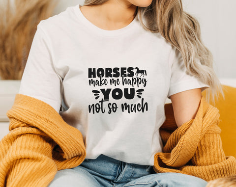 Horse Quotes SVG Bundle, 6 Designs, Life Is Better With A Horse SVG, Wild Hearts Can't Be Broken SVG, Easily Distracted By Horses SVG SVG HappyDesignStudio 