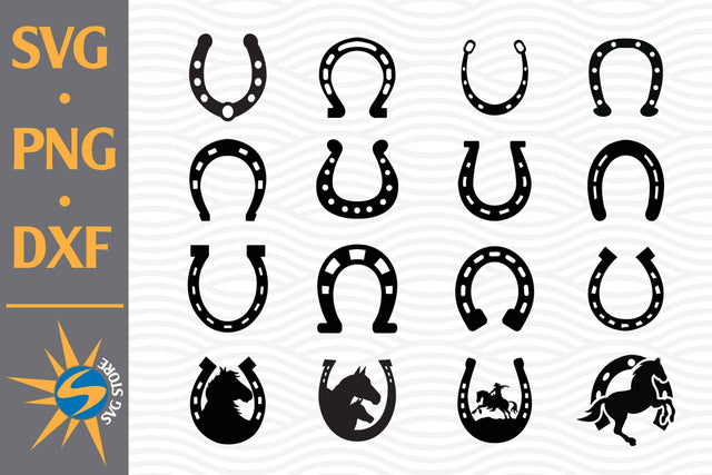 Horse Shoe SVG, PNG, DXF Digital Files Include SVG SVGStoreShop 