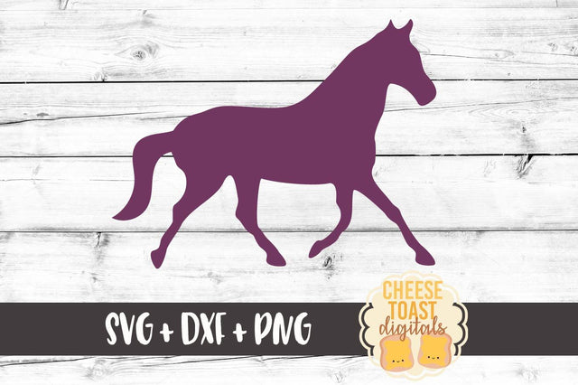 Horse Silhouette SVG Cheese Toast Digitals 