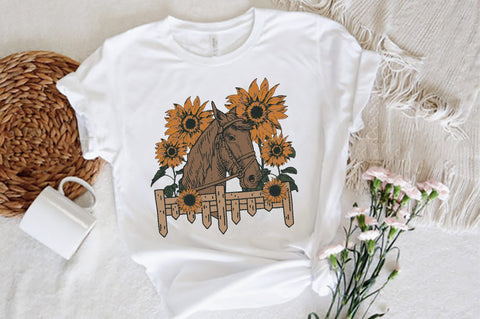 Horse Sunflower Sublimation Sublimation Jagonath Roy 