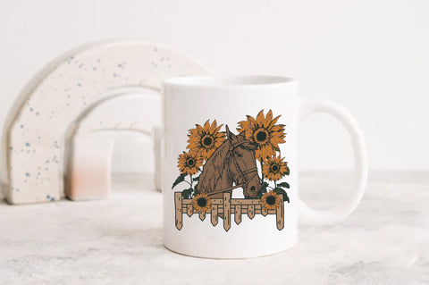 Horse Sunflower Sublimation Sublimation Jagonath Roy 