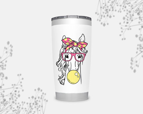 Horse svg, Bandana, glasses, bubble gum, Horse head svg SVG Pretty Meerkat 