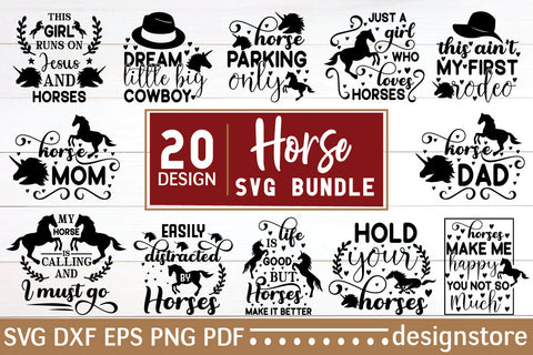 Horse Svg Bundle SVG designstore 