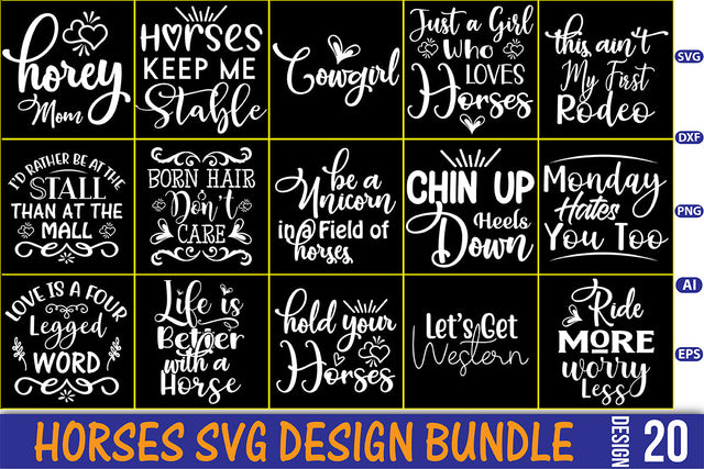 Horse SVG Bundle SVG orpitasn 