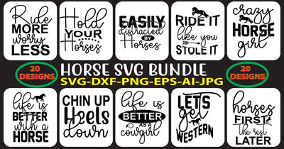 Horse SVG Bundle SVG Syaman 