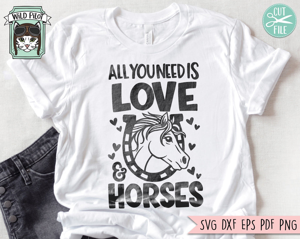 Horse SVG file, Valentines Day Horses SVG, Love Horses SVG, All you ...