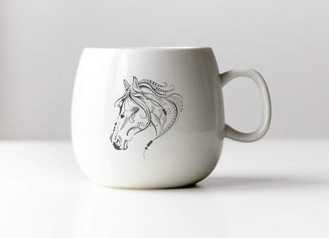 Horse svg, horse head svg, mandala svg, zentangle svg, zentangle horse svg, horse mandala svg, horse clipart, farm svg, country svg SVG CutLeafSvg 