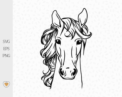 Horse svg, Horse png, Horse head svg SVG Pretty Meerkat 