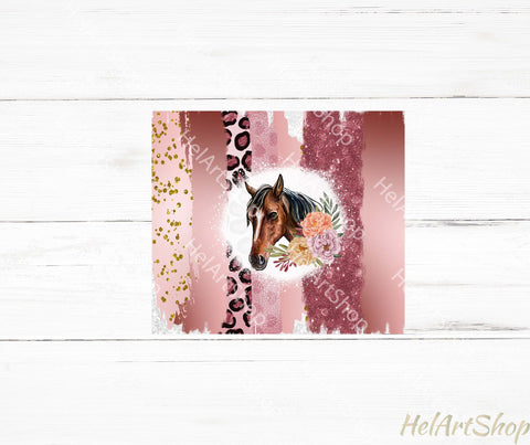 Horse Tumbler PNG | SKINNY TUMBLER Png Sublimation _HelArtShop_ 