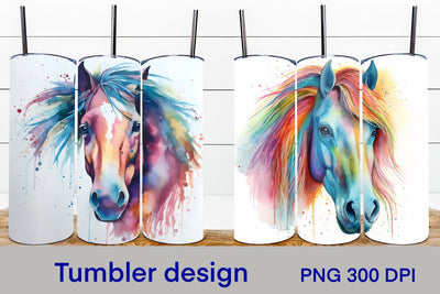 Horse tumbler sublimation | Animal tumbler sublimation Sublimation Svetana Studio 