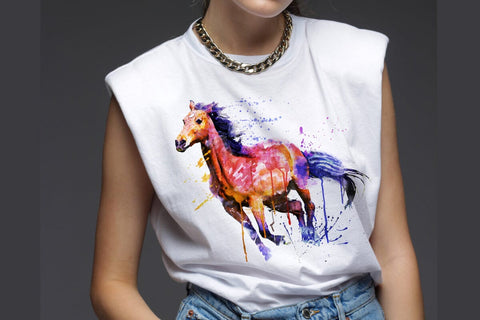 Horse Watercolor Sublimation Clipart PNG JPG Sublimation nikola 