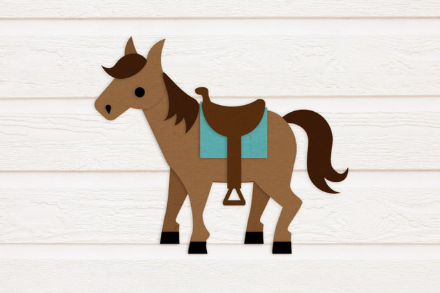 Horse with Saddle SVG Risa Rocks It 