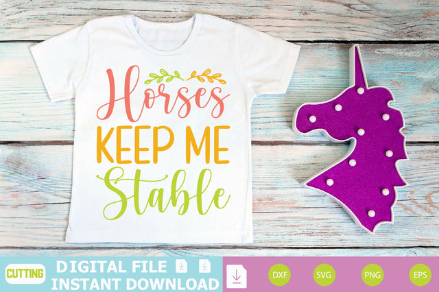 Horses Keep Me Stable SVG Shahin alam 