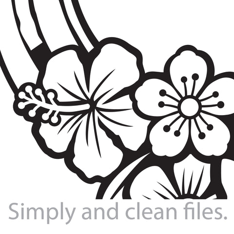 Horseshoe and flowers SVG TribaliumArtSF 