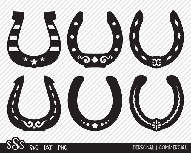 Horseshoe Bundle | Country SVG SVG Texas Southern Cuts 