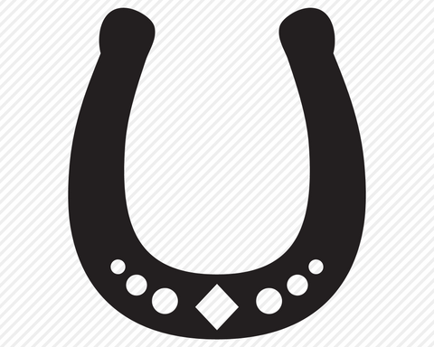 Horse Shoe Silver PNG & SVG Design For T-Shirts