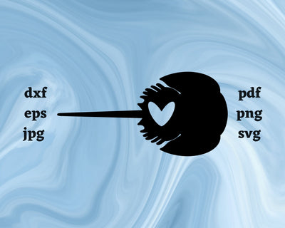 Horseshoe Crab Heart SVG Cut File SVG Northern Light SVG 