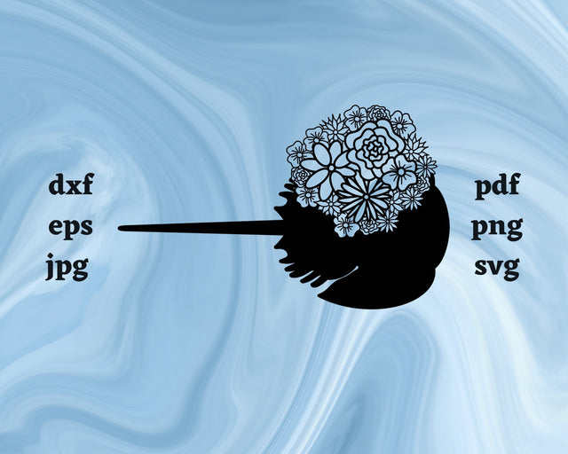 Horseshoe Crab Mandala SVG Cut File SVG Northern Light SVG 